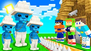 OS SMURF CATS INVADIRAM O MUNDO DO MINECRAFT!!