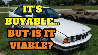 I bought the cheapest BMW on Marketplace - Can this E34 be saved?