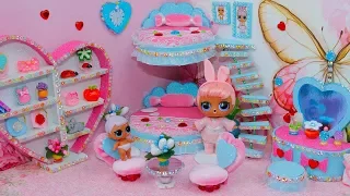 DIY Miniature Dollhouse Room ~LOL Surprise Dolls Hairgoals