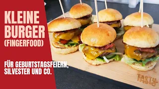 Kleine Burger für Geburtstagsfeiern, Silvester und co. (Fingerfood)/Food and Beverage
