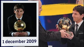 [BEHIND THE SCENES] 10 years since Messi's first Ballon d'Or