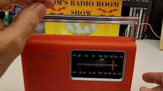 TRRS #2408 - Orange - Zenith AM/FM Portable Radio From Jeff