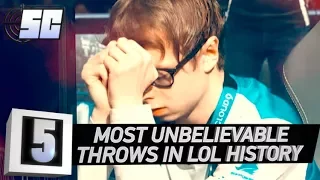 5 Most Unbelievable Throws in LoL History | LoL eSports