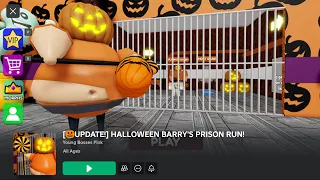 HALLOWEEN BARRY’S PRISON RUN! Roblox game complete play through!