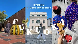 7 days itinerary in Fukuoka delicious cuisine & hidden gems : yufuin, kumamoto, mojiko tour revealed