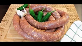 Domaće kobasice - Sudžuk sjenički recept