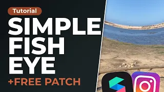 Fish Eye Effect  - Spark AR Studio Tutorial | + Free Patch Asset | Create your own Instagram Filter