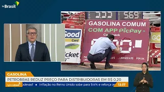 Petrobras reduz preço da gasolina