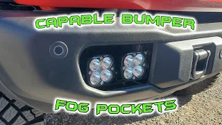 SFR Bronco Capable Bumper Fog Pocket Install