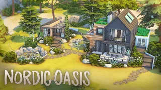 Nordic Oasis Family Home🌳 | The Sims 4 Speed Build