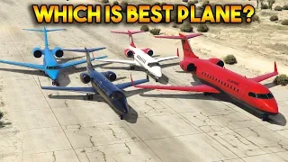 GTA 5 ONLINE : LUXOR VS NIMBUS VS SHAMAL VS MILJET (WHICH IS BEST PLANE?)