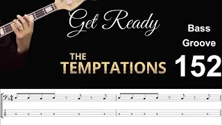 GET READY (The Temptations) How to Play Bass Groove Cover with Score & Tab Lesson