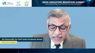 Keynote Address by Chief Justice of Singapore Chief Justice Sundaresh Menon at ISMS2021