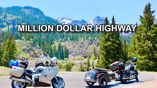 Motorcycle camping - Best Roads in Colorado. Million Dollar Highway (S2 E10)