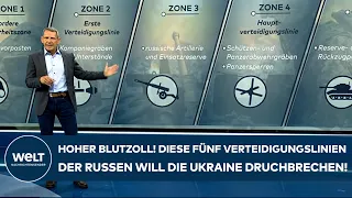 PUTINS KRIEG: "Eine Herkules-Aufgabe!" Diese fünf Verteidigungslinien will die Ukraine durchbrechen