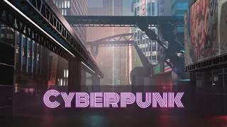 Cyberpunk City ambience and music | sounds of a futuristic city with ambient sci-fi music