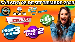 Sorteo 9 PM Loto Honduras, La Diaria, Pega 3, Premia 2, SÁBADO 02 de Septiembre 2023 |✅🥇🔥💰#loto