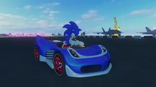 Sonic & All-Stars Racing Transformed - SONIC Gameplay [Dragon, Rogue & Emerald's Cup] A-Class HARD