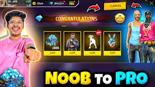 Free Fire New NOOB I’d To PRO😍 In Only 10,000 Diamonds💎 Rarest Account -Garena Free Fire