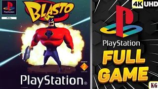 Blasto [PS1] 100% Longplay Walkthrough Playthrough FULL GAME [4K60ᶠᵖˢ UHD🔴]