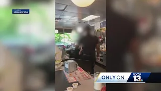 On Camera:  Waffle House employee throws items at customer