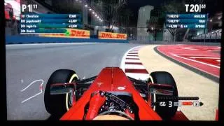 F1 2012 - F1 Team PS3 - Multiplayer - Singapour 100% No Assists