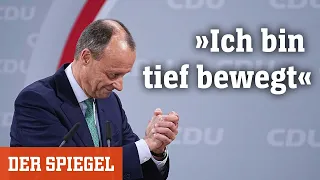 Friedrich Merz neuer Vorsitzender der CDU: »Ich bin tief bewegt« | DER SPIEGEL