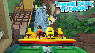 INCREDIBLE JURASSIC PARK RIDE in Theme Park Tycoon 2 - Roblox