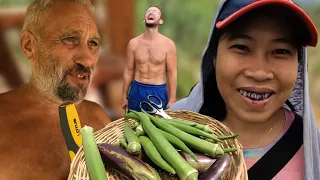 Ваня "косячит" | Что мы посадили на участке | Жизнь с филиппинкой в деревне