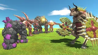 Golem of Evolution VS Minotaur of Evolution - Animal Revolt Battle Simulator