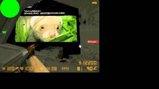 counter strike 1.6 secret wall in office map!!!!!