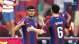 EA SPORTS FC 24 PSG vs Barcelona | Extended Highlights | UEFA Champions League🔥All goals