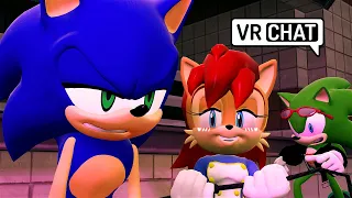 SONIC AND SCOURGE MEETS ALICA ACORN IN VR CHAT!