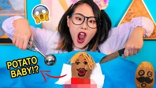 Potato got PREGNANT and THIS CAME OUT... *TRAGIC* - Time of the Month #12 | MiniMoochi