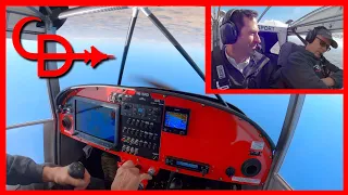 Inverted while Randy sleeps in the RANS S-21 Outbound!