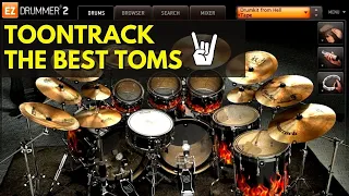 Toontrack EZdrummer 2 + EZX, the Best Drum VST Plugins, THE BEST TOMS, les meilleurs toms