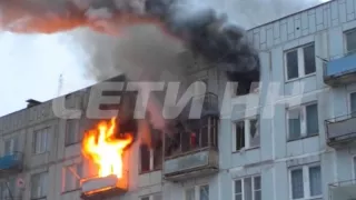 Серьезный пожар в Володарском районе.
