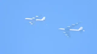 KC-135 refueling a B-52