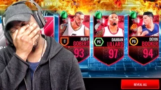 97 HERO OF THE MONTH DAMIAN LILLARD & TOTW PACK OPENING! NBA Live Mobile 16 Gameplay Ep. 91