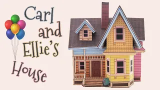 DIY Carl's house from Up papercraft (step by step tutorial)