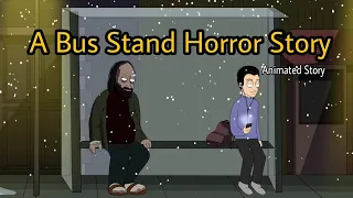 A Bus Stop Horror Story | Fear Files | Animated Horror Story In Hindi | Horror Sky