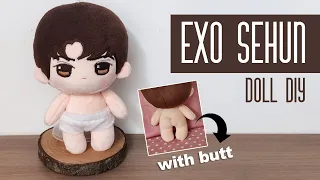 KPOP DOLL TUTORIAL : EXO SEHUN DOLL DIY with butt