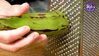 RALLA  TRES PLATANOS VERDES ¡Pero que Sabor! - Recetas MWC