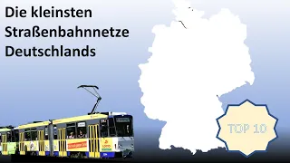 Br111 Fan [Top10]: Die kleinsten Straßenbahnnetze Deutschlands (mit ModellbahnweltTV)