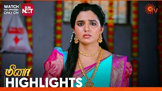 Meena - Highlights | 19 April 2024 | Tamil Serial | Sun TV