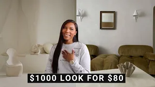 GET THE $1000 LOOK FOR $80 | HOMEGOODS + ROSS HOME DECOR HAUL | SIGNED ANDREA