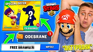 *NOWY SPOSÓB* NA ZADYMIARZA i SKINA ZA DARMO w BRAWL STARS! (ANTYPRANK) Brat nie WIERZYŁ!🤯 | Da Mian