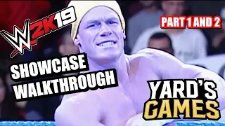 WWE 2K19 Showcase Walkthrough - Velocity and NXT! Parts 1 and 2