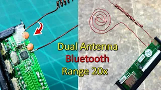 Dual Antenna Bluetooth circuit-Range 20x Using Only P.f