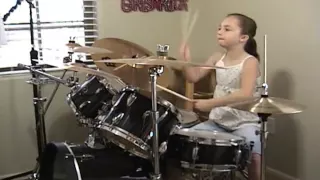 The Beatles "Birthday" a Drum Cover By Emily